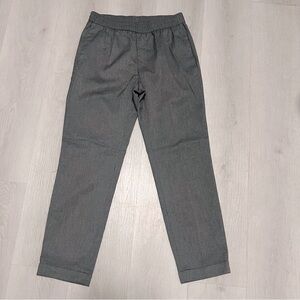 H&M Men’s Slim Fit Gray Crop Pull Up Trouser Pants NWT Pockets Business Casual